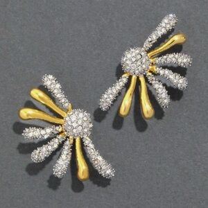 Alexis Bittar Solanales Pavé Spray Post Earrings